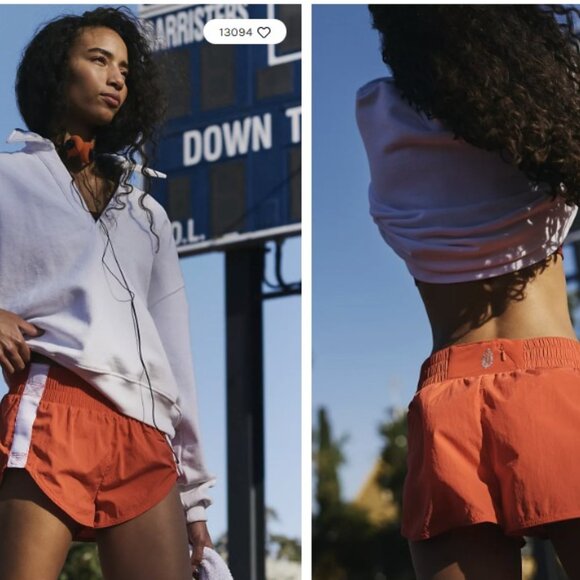 Free People FP Movement | Trail Angel Running Track Shorts Size Medium - Picture 1 of 10